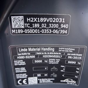 дизелов мотокар Linde H50D600