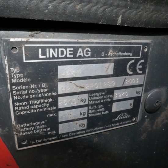 Газов мотокар Linde H25T 392 2500 кг