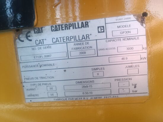 Газов мотокар CaterpillarGP30N